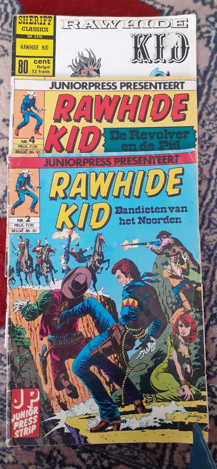 Rawhide kid, 3x, Boeken, Meerdere comics, Ophalen of Verzenden, Zo goed als nieuw, Europa