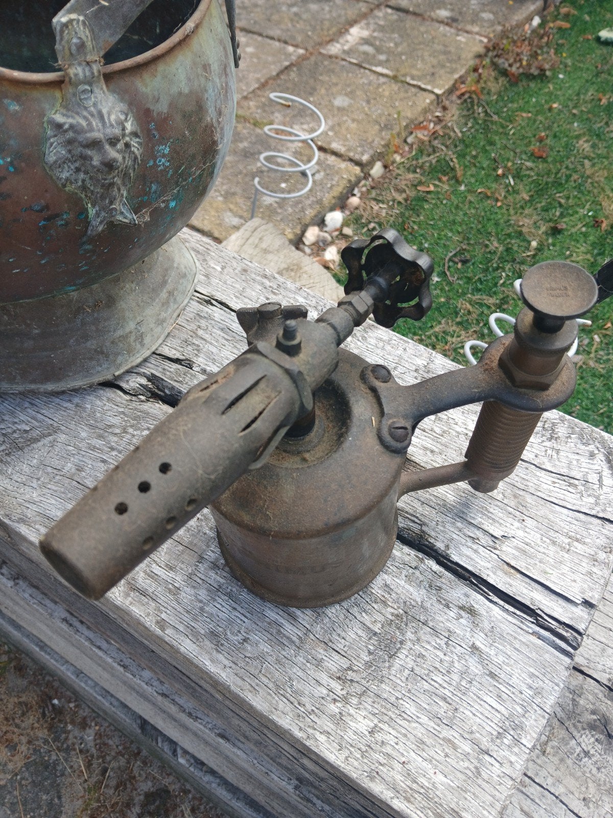 Antieke Primus Soldeerlamp - Decoratief item, Antiek en Kunst, Ophalen of Verzenden