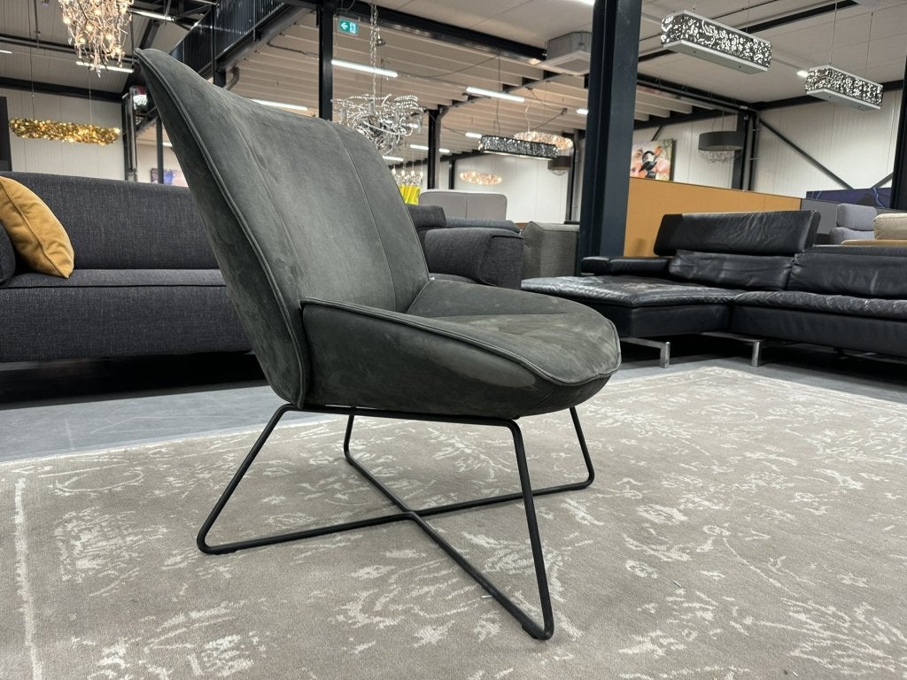 Showmodel Rolf Benz 383 Fauteuil Leer Design stoel, Huis en Inrichting, Service@rolf-benz.com, Haiterbacher Str. 104, Ophalen of Verzenden