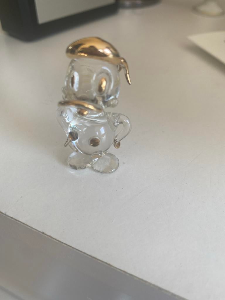 Swarovski Donald Duck Figuurtje, Ophalen of Verzenden, Zo goed als nieuw, Figuurtje