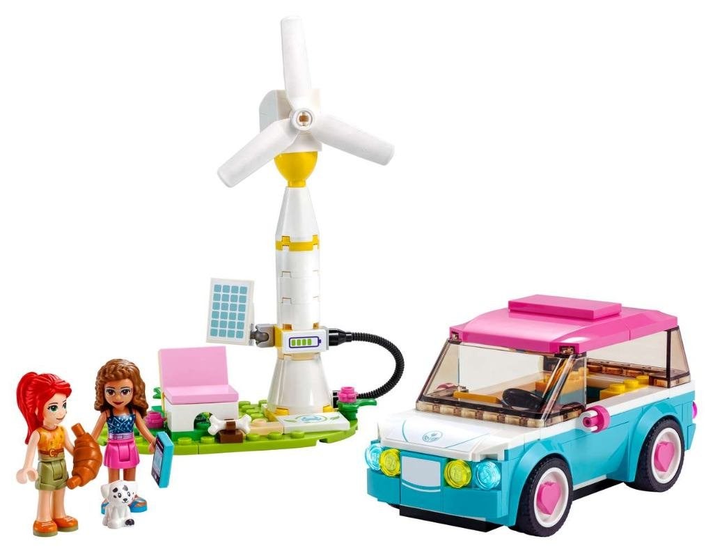 LEGO 41443 Olivia’s elektrische auto, Compleet, Lego, Friends, Ophalen of Verzenden