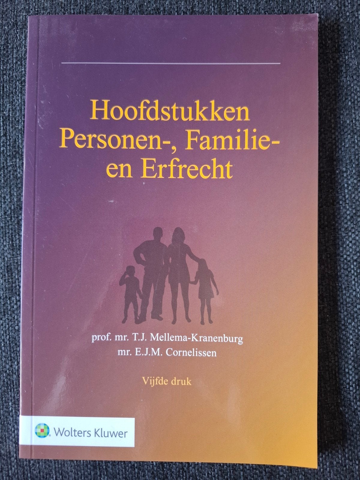 hoofdstukken personen-, familie- en erfrecht, Ophalen of Verzenden, Alpha, Zo goed als nieuw, WO