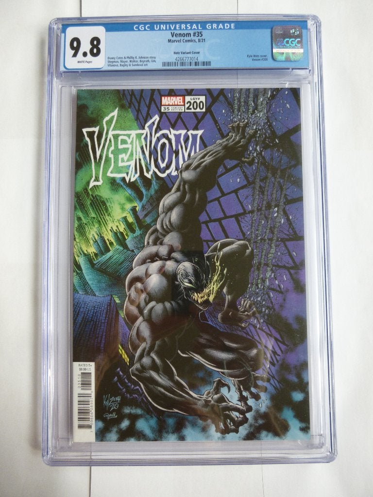 VENOM 35/200 MARVEL COMIC CGC9.8"HOTZ VARIANT COVER"UIT 2021, Boeken, Strips | Comics, Eén comic, Amerika, Marvel Comics, Ophalen of Verzenden
