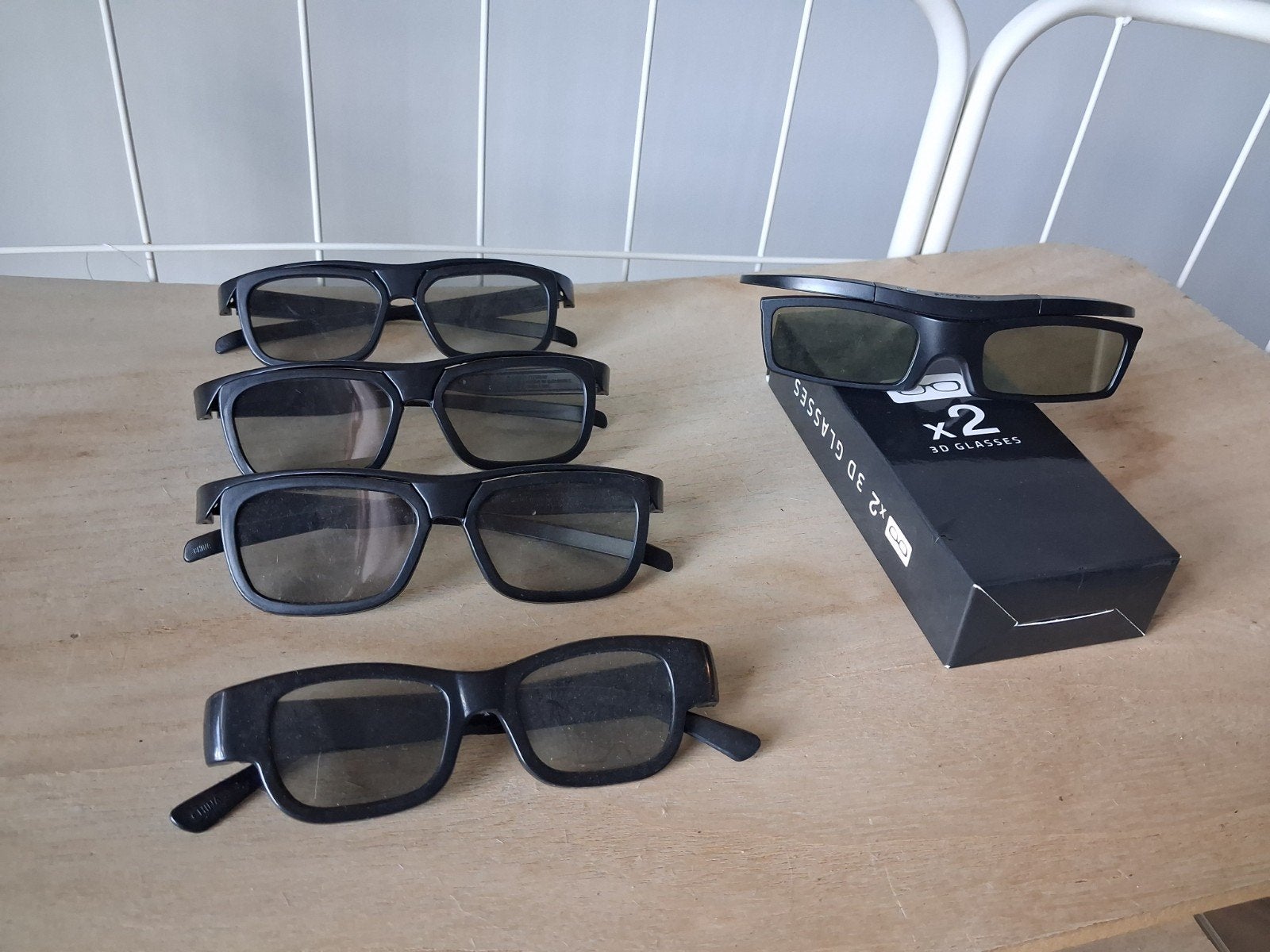 6x 3D brillen: 1x kinder, 5x volwassene (nieuw/z.g.a.n.), Overige merken, Zwart, Ophalen of Verzenden, Zo goed als nieuw