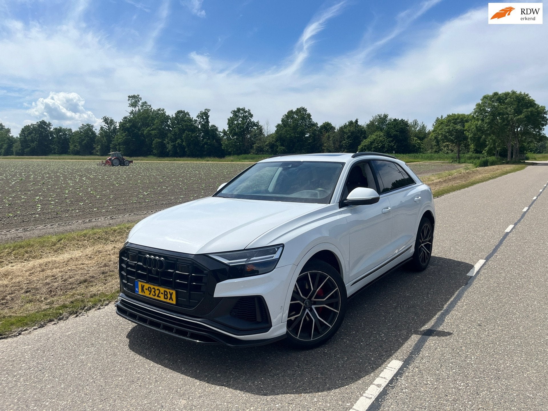 Audi Q8 55 TFSI Black and White Edition, Auto's, Gebruikt, Euro 6, 2995 cc, Vierwielaandrijving