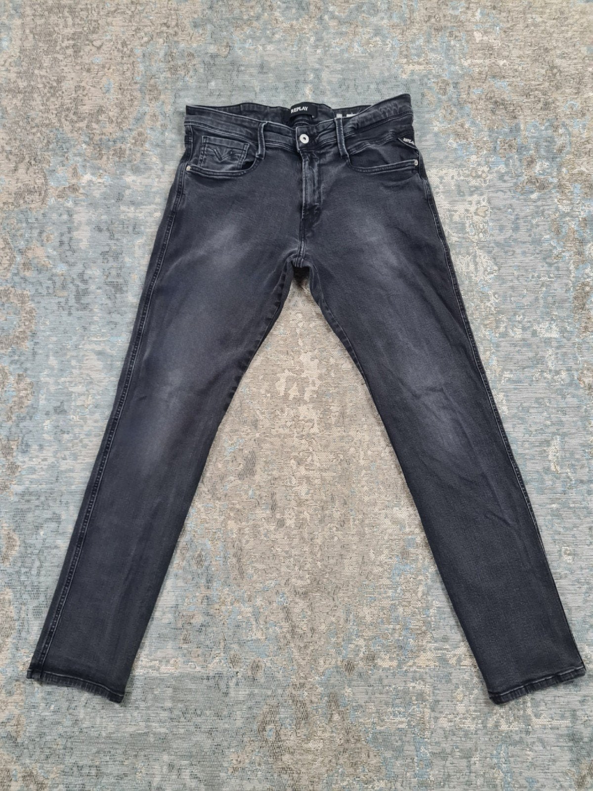Replay ANBASS W33 L32 Slim STRETCH Bronno3332 Grijs, Wolvenstraat 19, 1016EN, Amsterdam, Ophalen of Verzenden, Zo goed als nieuw