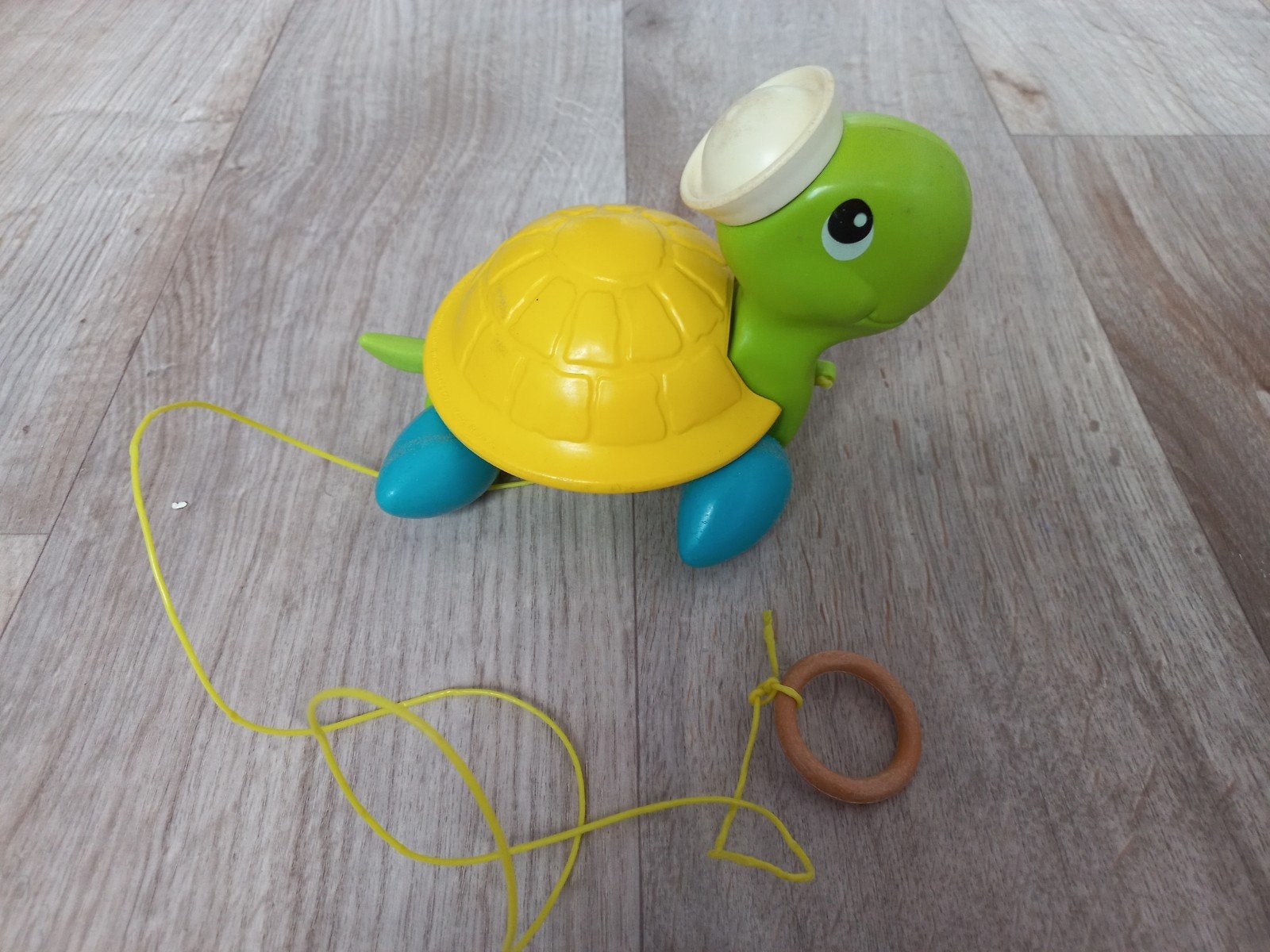 Vintage Fisher-Price Tag-Along Schildpad, Ophalen of Verzenden, Gebruikt, Overige typen, Met wieltjes