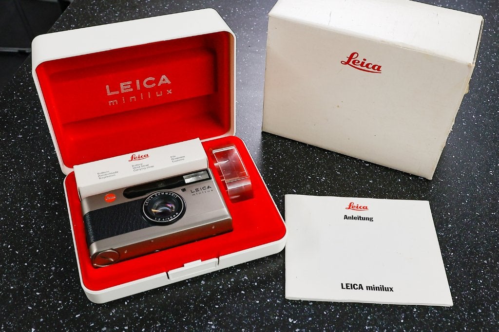 Leica minilux Sumarit 1:2.4 40mm, Ophalen, Zo goed als nieuw, Compact, Leica