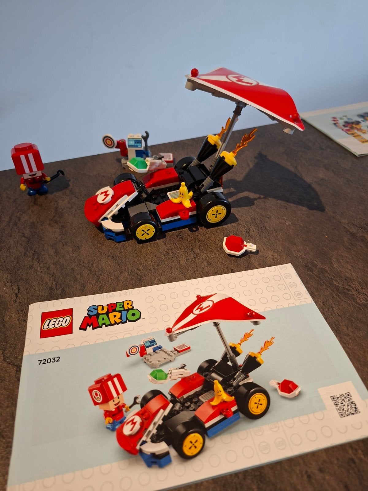 LEGO Super Mario Mario Kart (72032) - Zonder doos, Overige thema's, Lego, Inclusief instructies, Ophalen of Verzenden