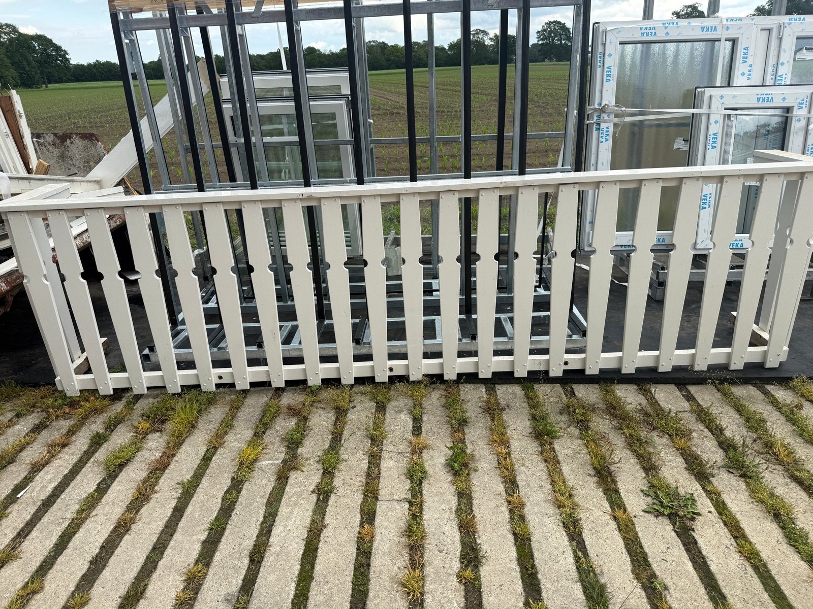 Balkon hek 3510x 480x925mm, Ophalen, Gebruikt, Hout, Overige typen