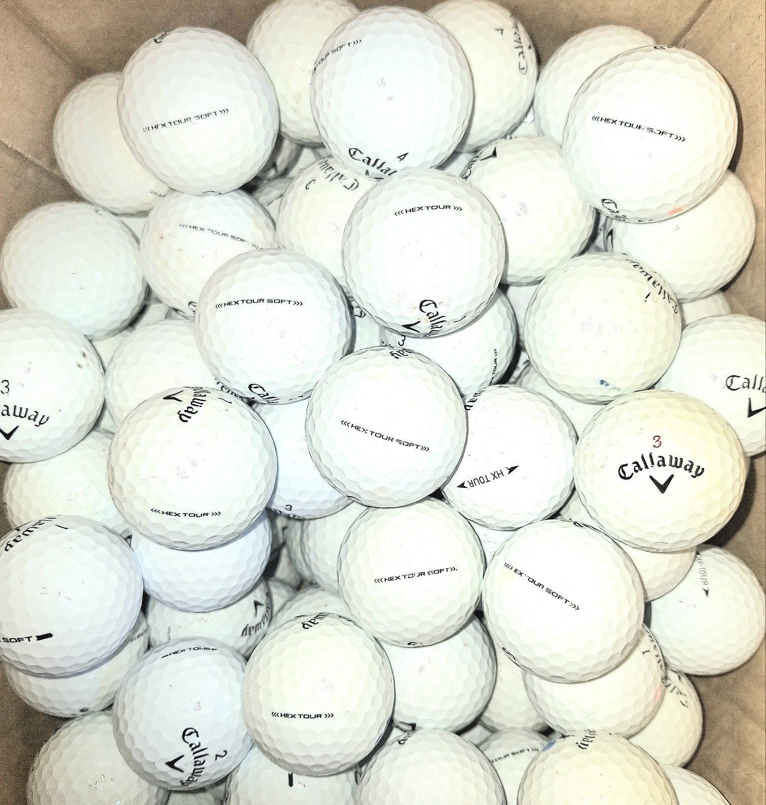 50 Callaway Hex Tour ( soft) golfballen, Ophalen of Verzenden, Bal(len), Callaway