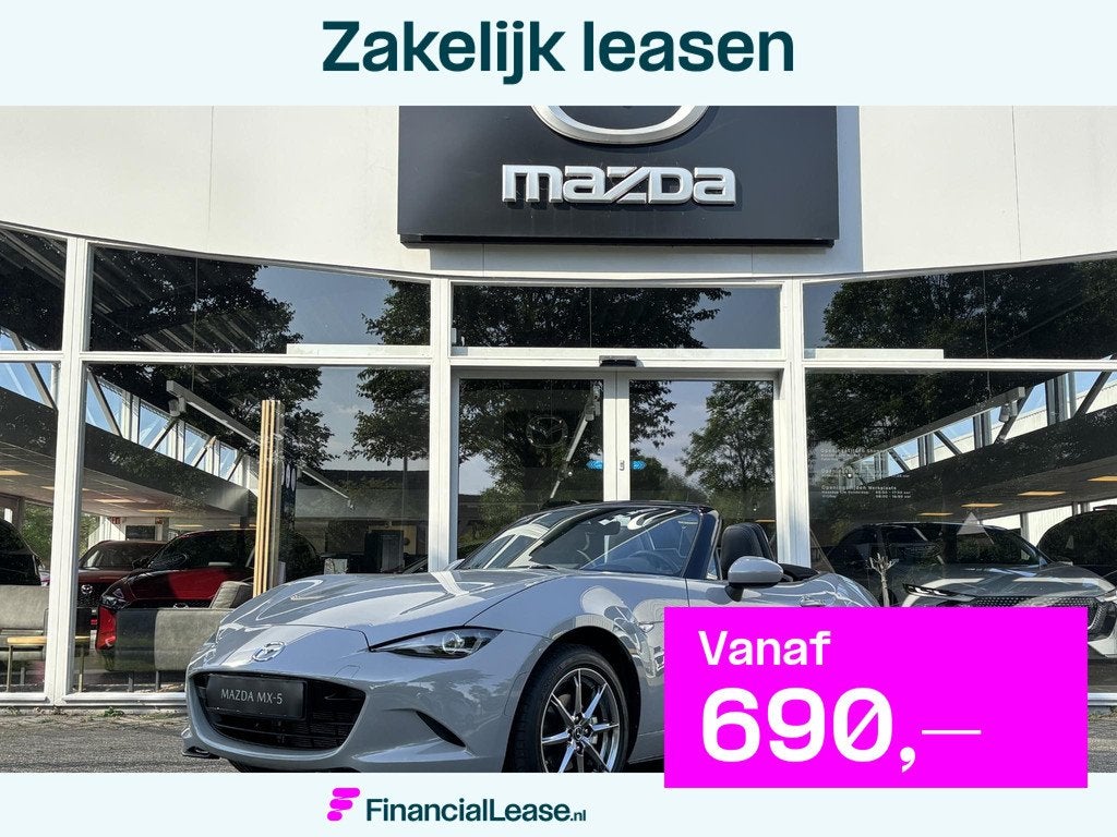 Mazda MX-5 1.5 SkyActiv-G 132 Exclusive-Line, Achterwielaandrijving, 978 kg, Euro 6, 4 cilinders