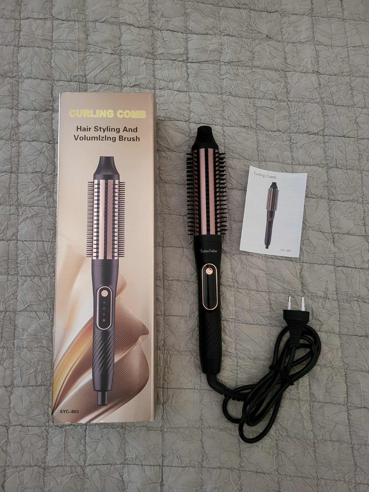 TabaTaba Krulborstel - Haarstyling en Volumizing Brush, Sieraden, Tassen en Uiterlijk, Ophalen of Verzenden, Zo goed als nieuw