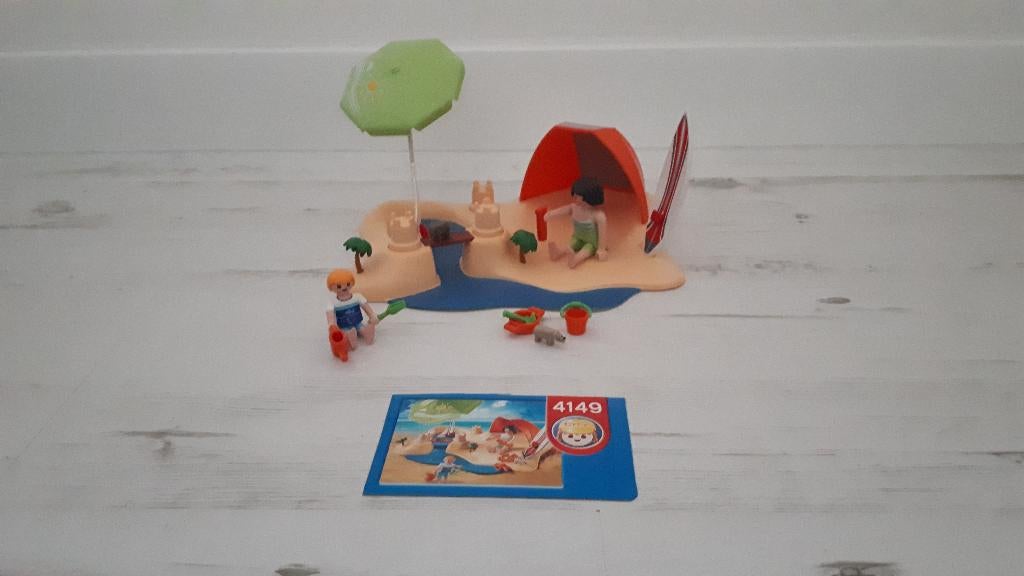Playmobil strandvakantie (nr 4149), complete set., Ophalen of Verzenden, Zo goed als nieuw