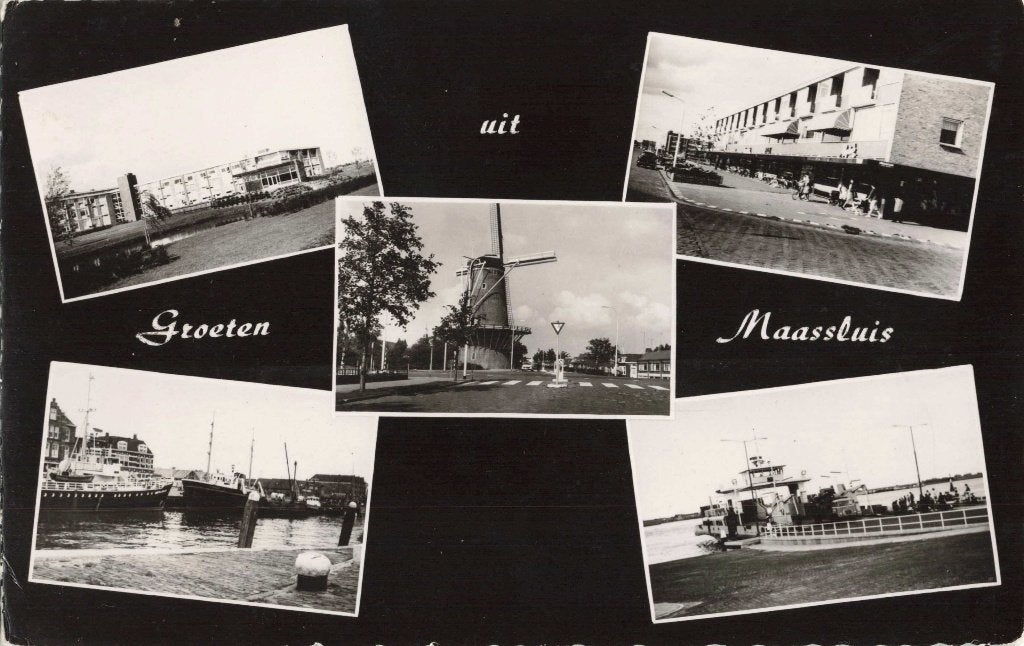Maassluis molen haven veerpont L3409, Ophalen, 1960 tot 1980, Ongelopen, Zuid-Holland