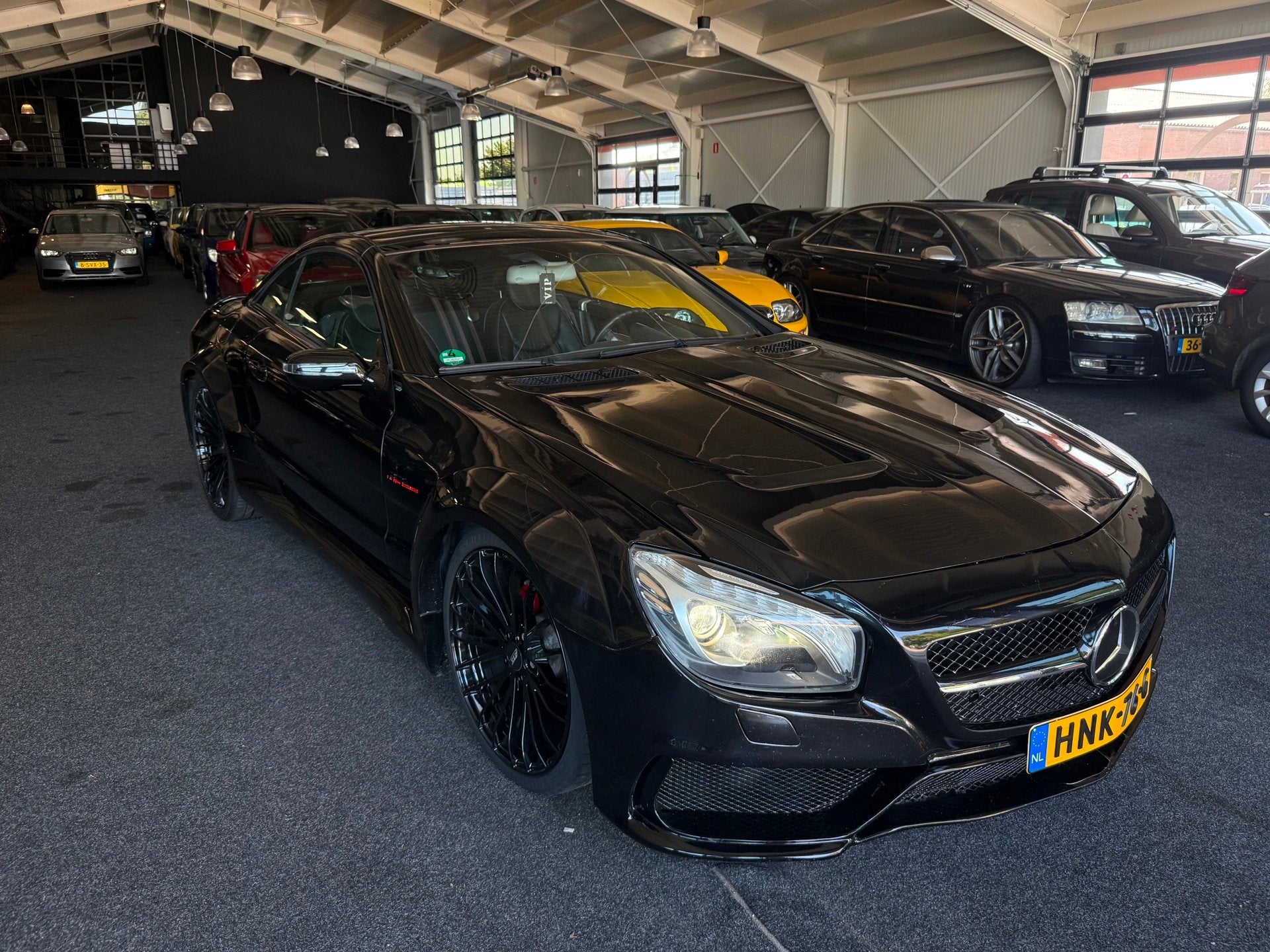 Mercedes-Benz SL-klasse 500 LUCHTVERING/WIDE BODY KIT/SL63/B, Auto's, Automaat, Achterwielaandrijving, Gebruikt, Automatische klimaatregeling