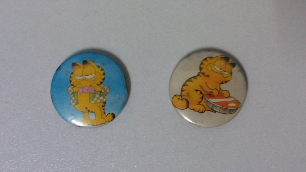 Garfield stripkat strip kat buttons set strips, Ophalen of Verzenden, Gebruikt, Overige onderwerpen