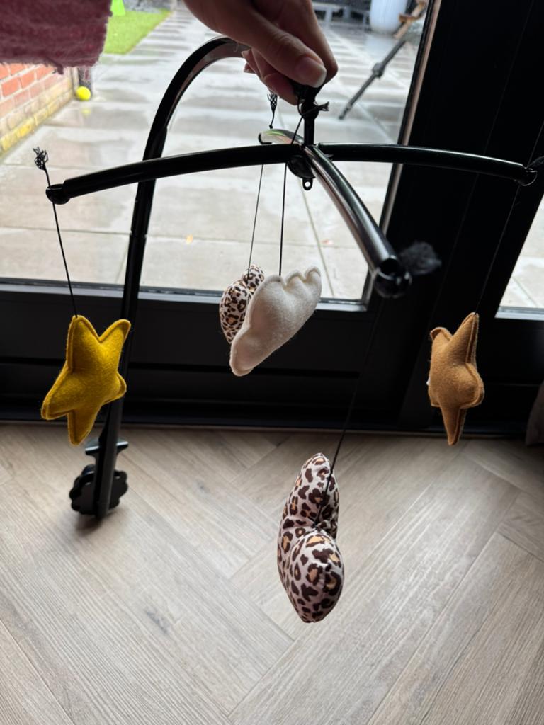 Box muziekmobiel Carinosa handgemaakt, Ophalen, Zo goed als nieuw