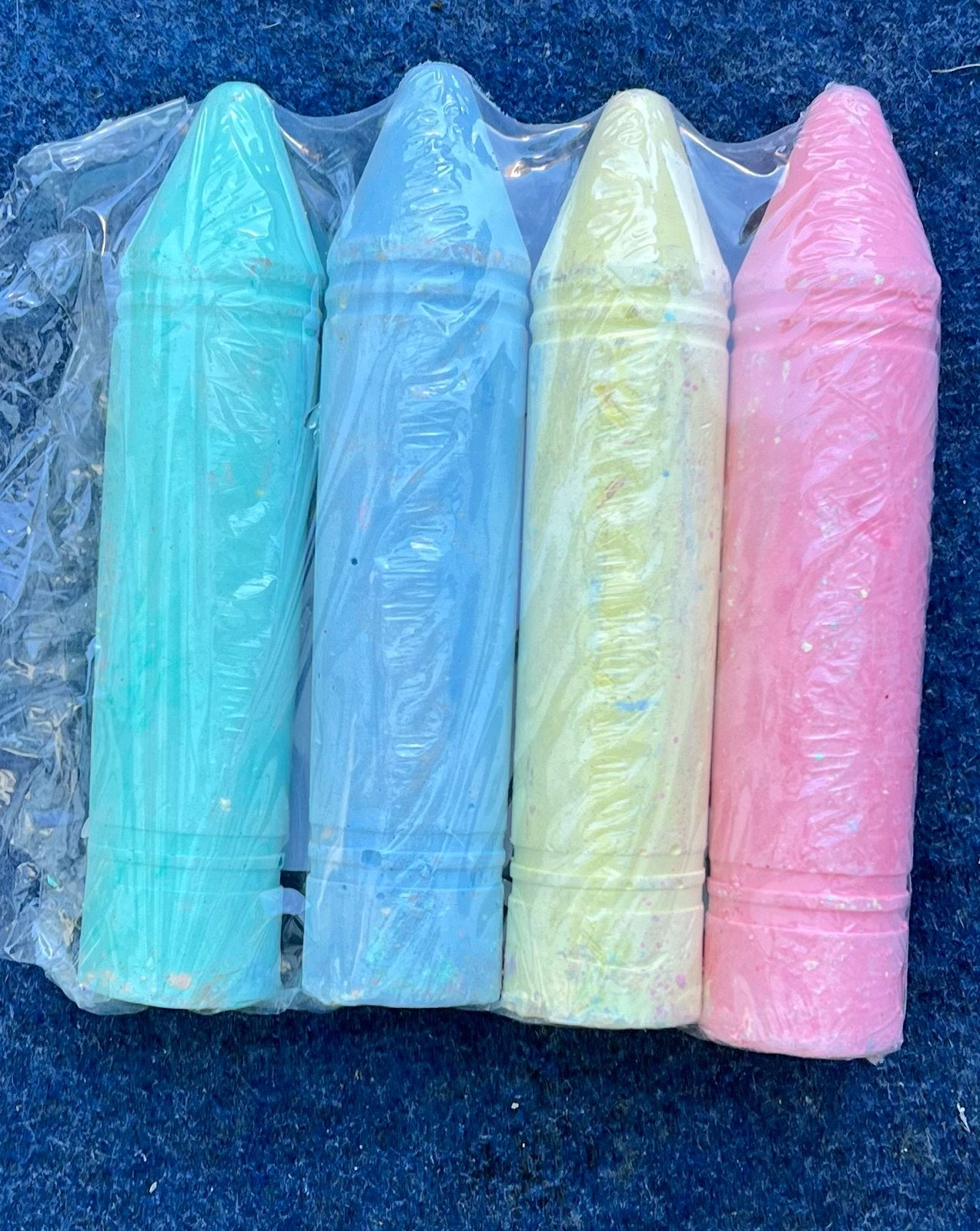 Groot stoepkrijt set - 4 kleuren( nieuw), Ophalen of Verzenden, Nieuw