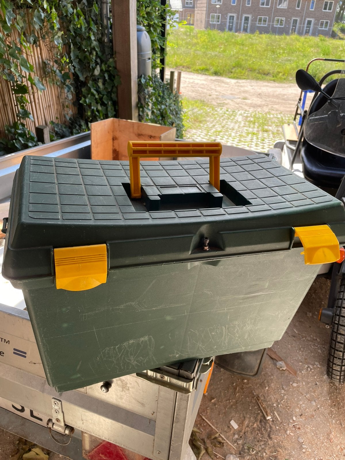 Vis/zit koffer, Ophalen of Verzenden, Gebruikt, Koffer of Tas