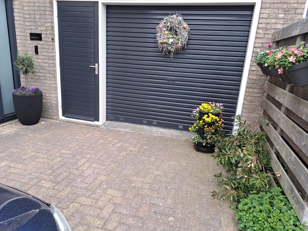 Polynorm roldeur garagedeur, Doe-het-zelf en Verbouw, Deuren en Horren, Ophalen, Gebruikt, Garagedeur, 120 cm of meer