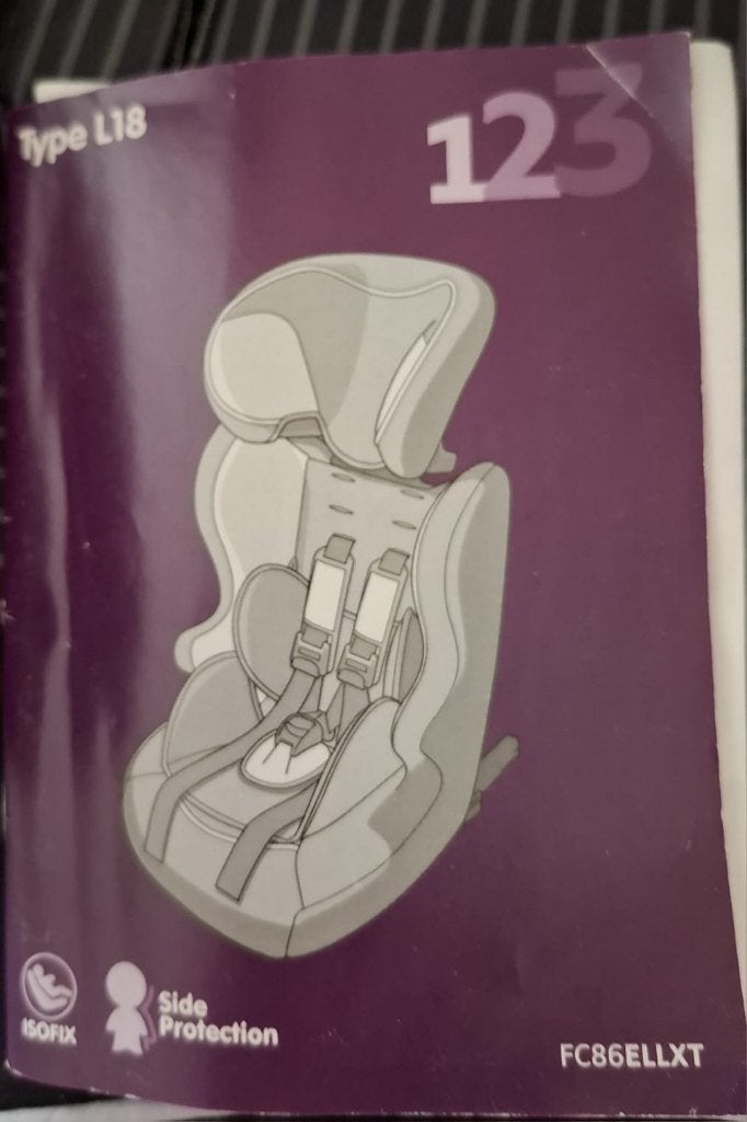 Nania kinderzitje geschikt voor  groepen 1-2-3, 15 t/m 36 kg, Zijbescherming, Zo goed als nieuw, Isofix