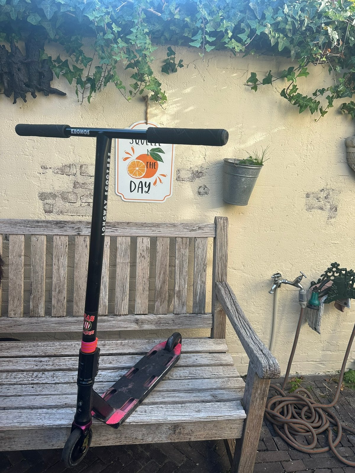 Custom stuntstep, Fietsen en Brommers, Ophalen, Zo goed als nieuw, Overige typen