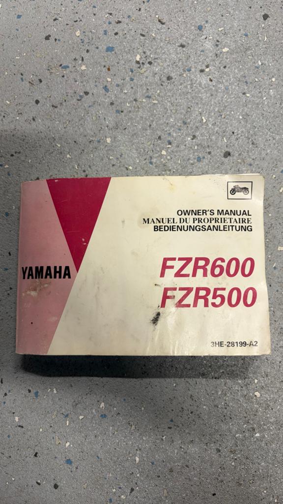 Yamaha FZR600 Handleiding / Owner's Manual, Ophalen of Verzenden, Yamaha