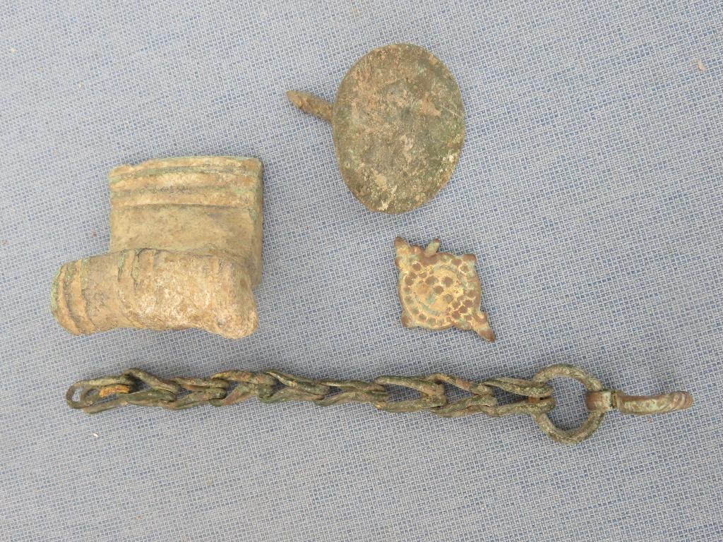 Bronzen bodemvondsten - Romeins en middeleeuwen, Ophalen of Verzenden, Brons
