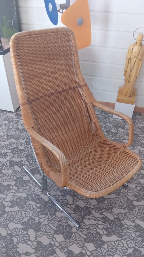 fautuil Dirk van Sliedrecht design, Ophalen, Gebruikt, 75 tot 100 cm, Metaal