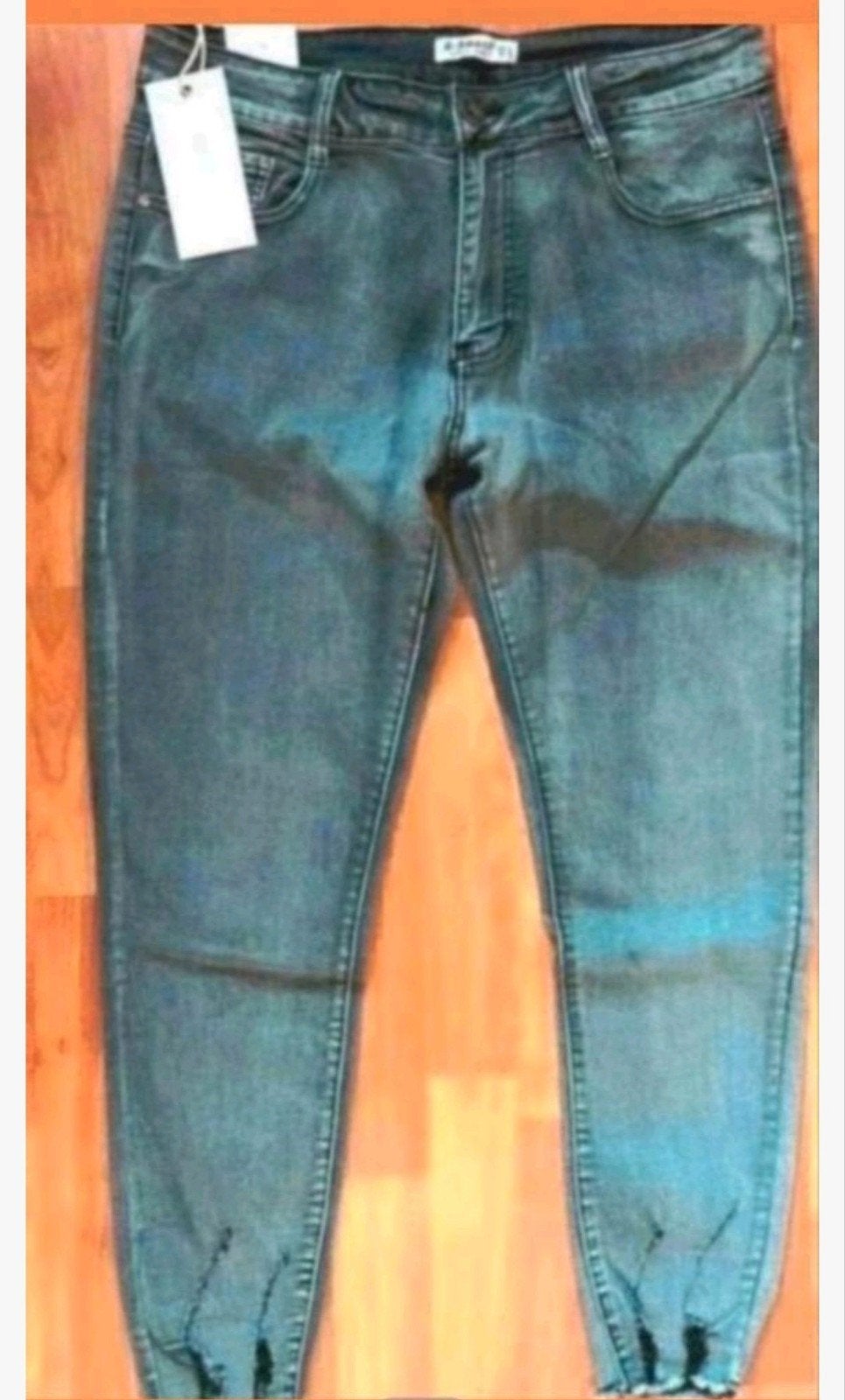 Nieuwe grijze stretch denim broek G-Smack 44-46, Verzenden, Maat 42/44 (L), Nieuw, G-Smack