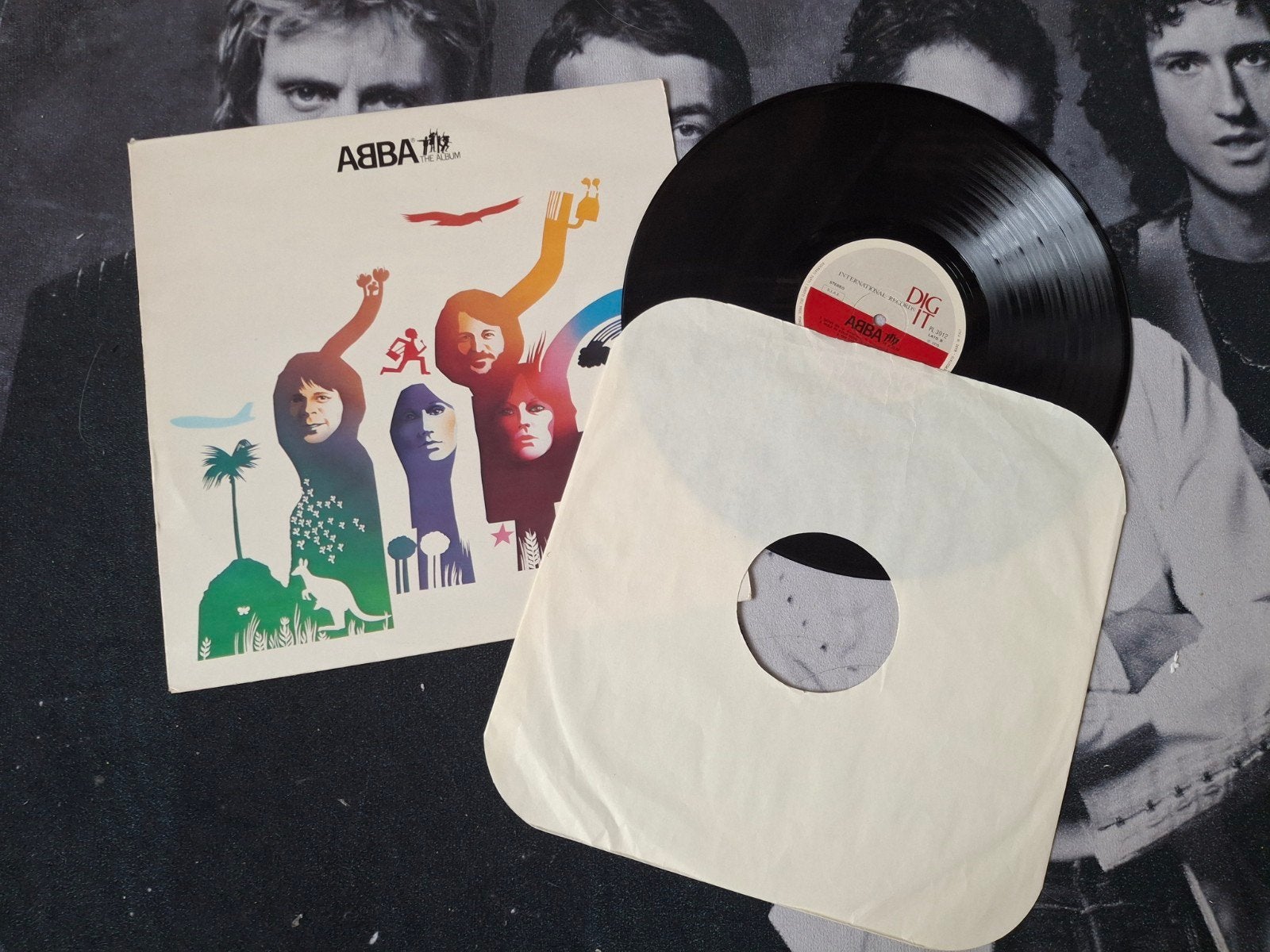 itiliaanse persing Abba The album, Cd's en Dvd's, Vinyl | Pop, Ophalen of Verzenden, Gebruikt, 12 inch
