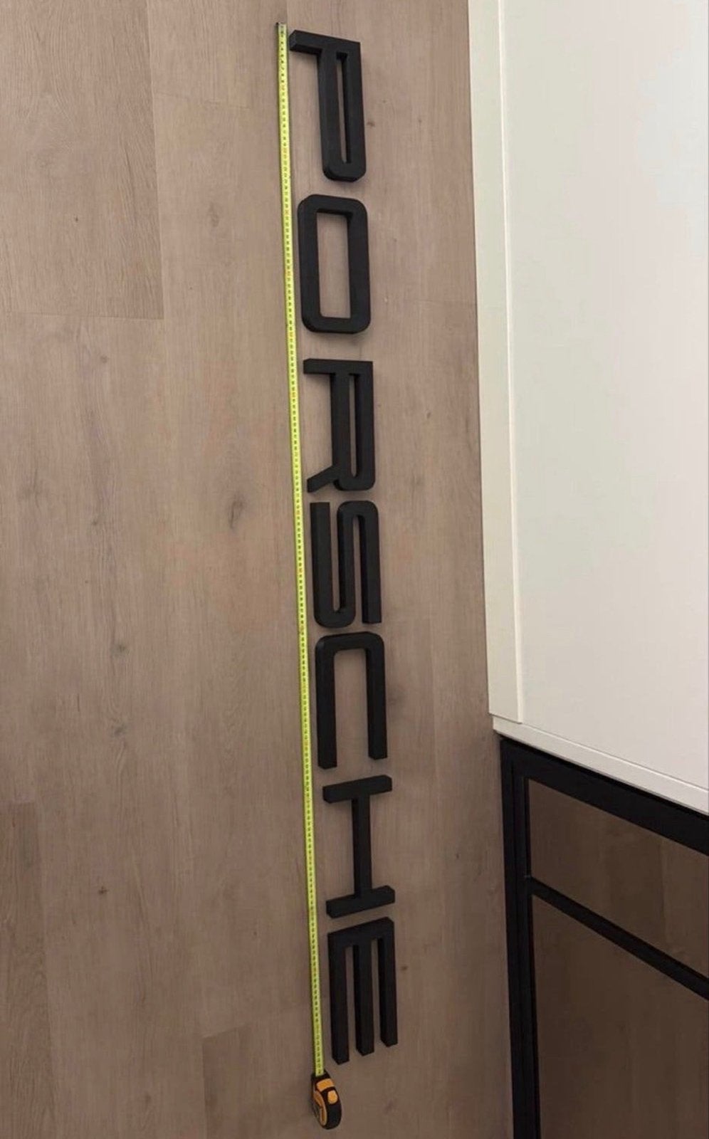 Grote Porsche Letters - Garage Decoratie 175 cm, Auto diversen, Ophalen of Verzenden, Nieuw