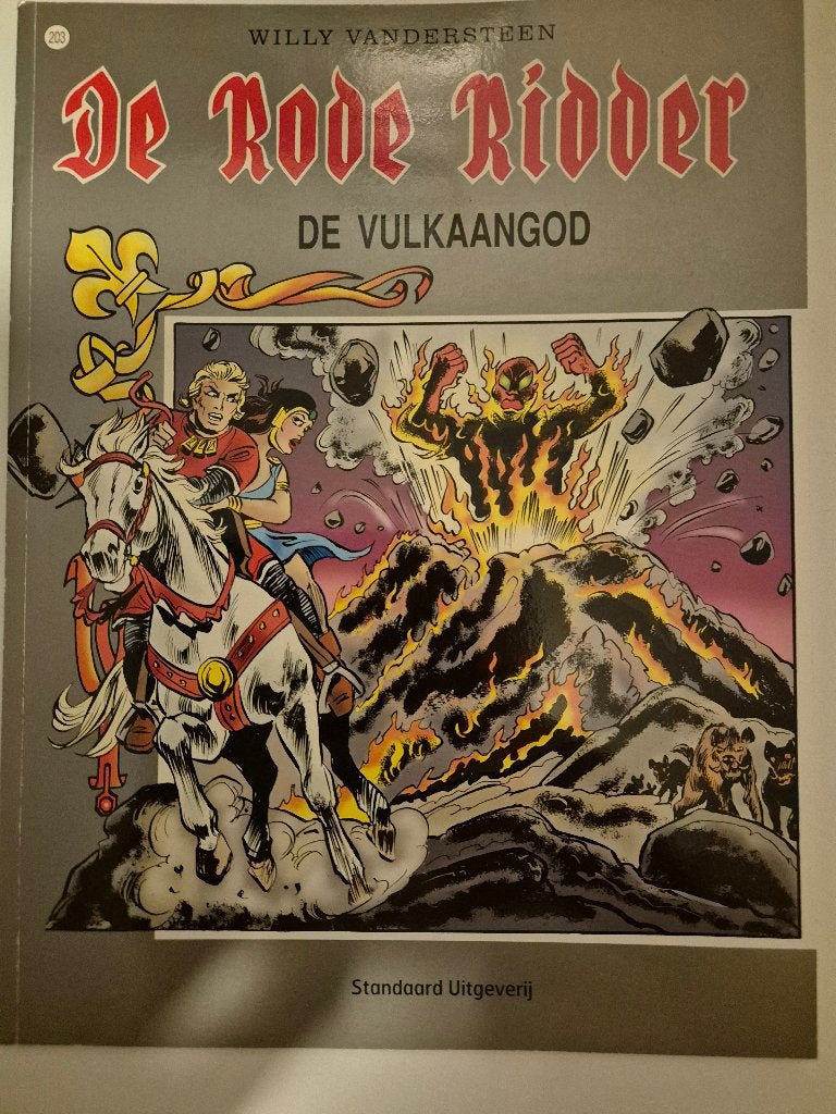 De rode ridder, Eén stripboek, Ophalen, Gelezen, Willy Vandersteen