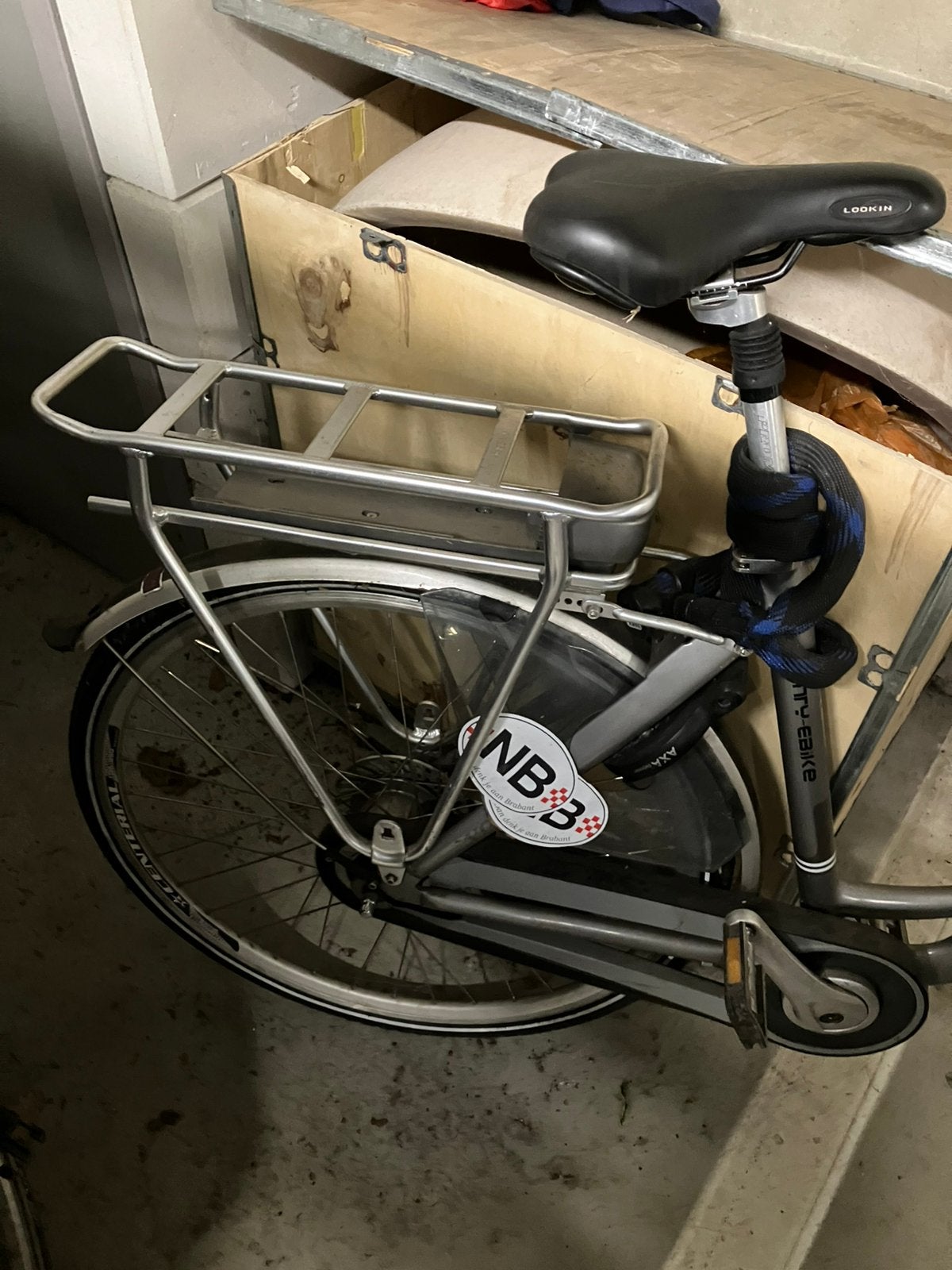 Electrische fiets, Fietsen en Brommers, Elektrische fietsen, Gebruikt, 59 cm of meer, 30 tot 50 km per accu, Ophalen