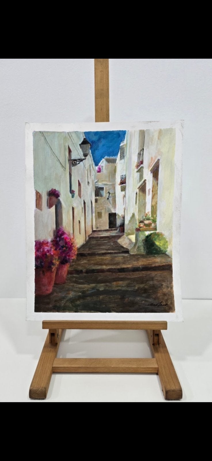 Schilderij Jean Claude Reynal (1938), Origineel werk, Expressionistisch, Ophalen of Verzenden, Papier
