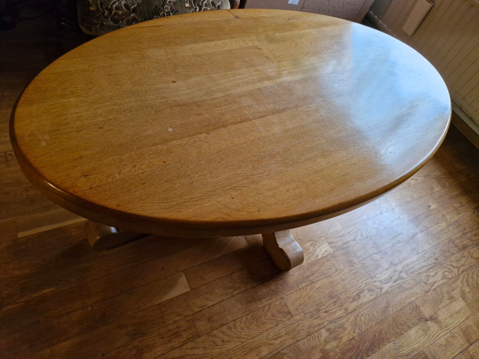 Salontafel grenen, Huis en Inrichting, Ophalen, 100 tot 150 cm, 50 tot 100 cm, Zo goed als nieuw