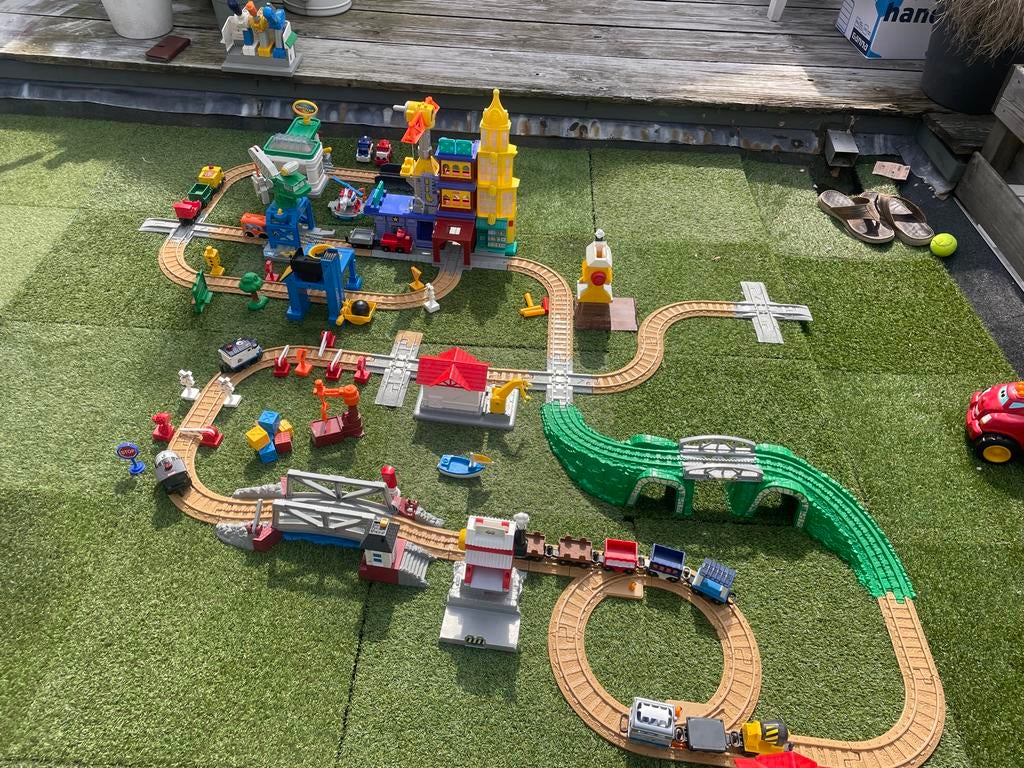 Fisher Price Geotrax  Grote speelset, Kinderen en Baby's, Speelgoed | Fisher-Price, Ophalen of Verzenden, Gebruikt, Speelset, Met licht