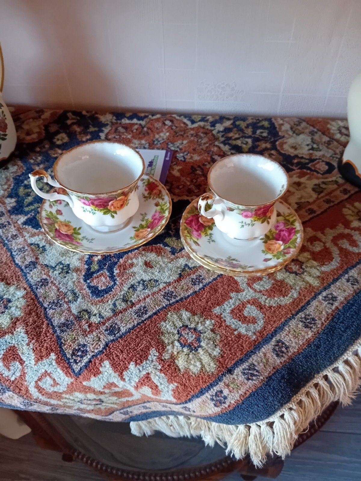 Diverse collectie vintage theekopjes en schotels, Ophalen of Verzenden