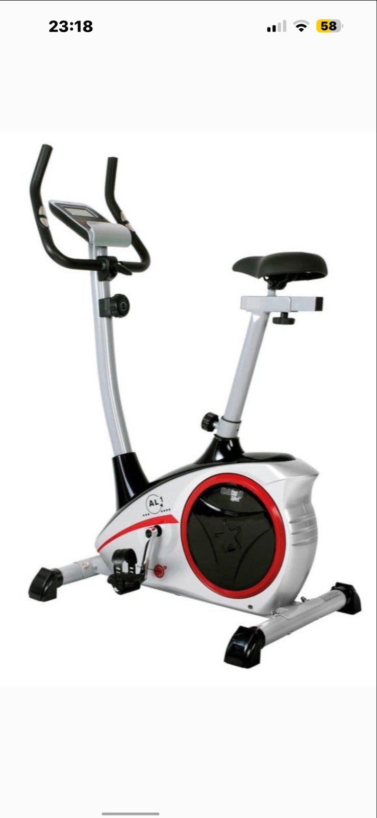 Christopeit Ergometer AL 2000 Pro Hometrainer, Ophalen, Zo goed als nieuw, Metaal, Benen