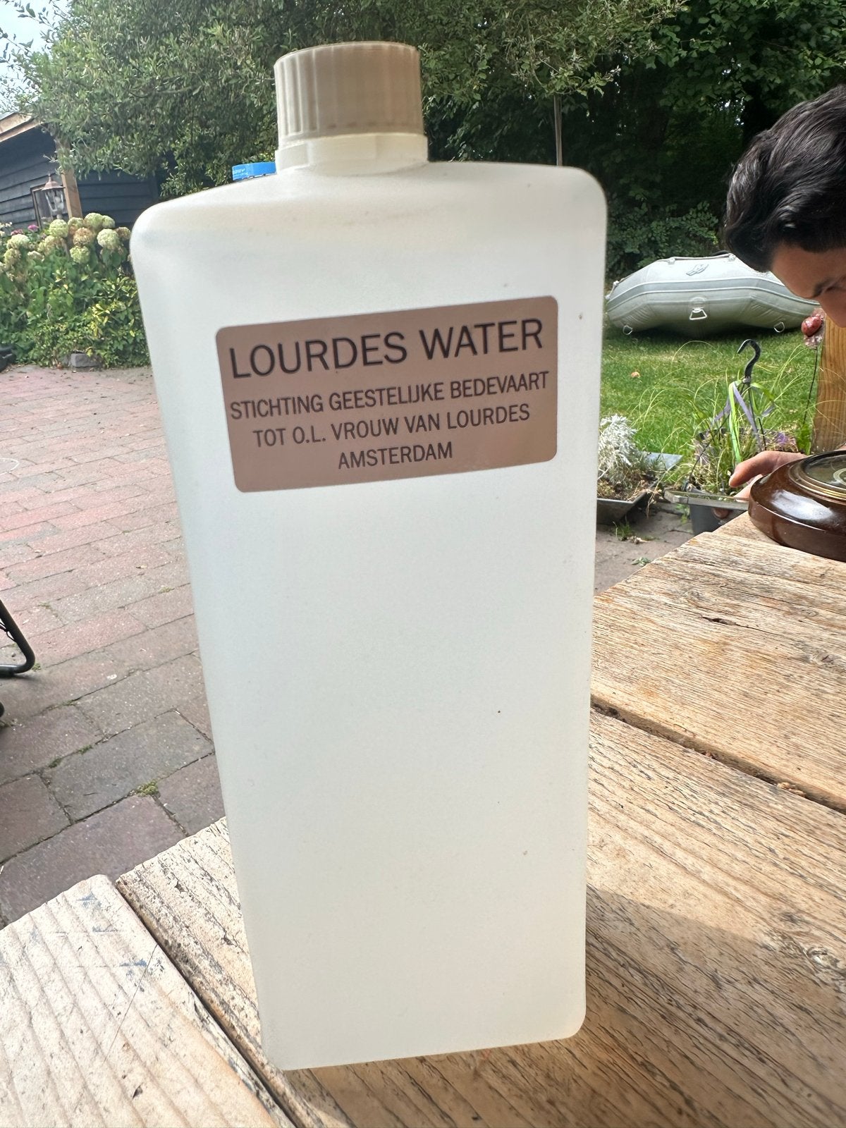 Lourdes Water Bidon - Stichting Geestelijke Bedevaart, Ophalen of Verzenden