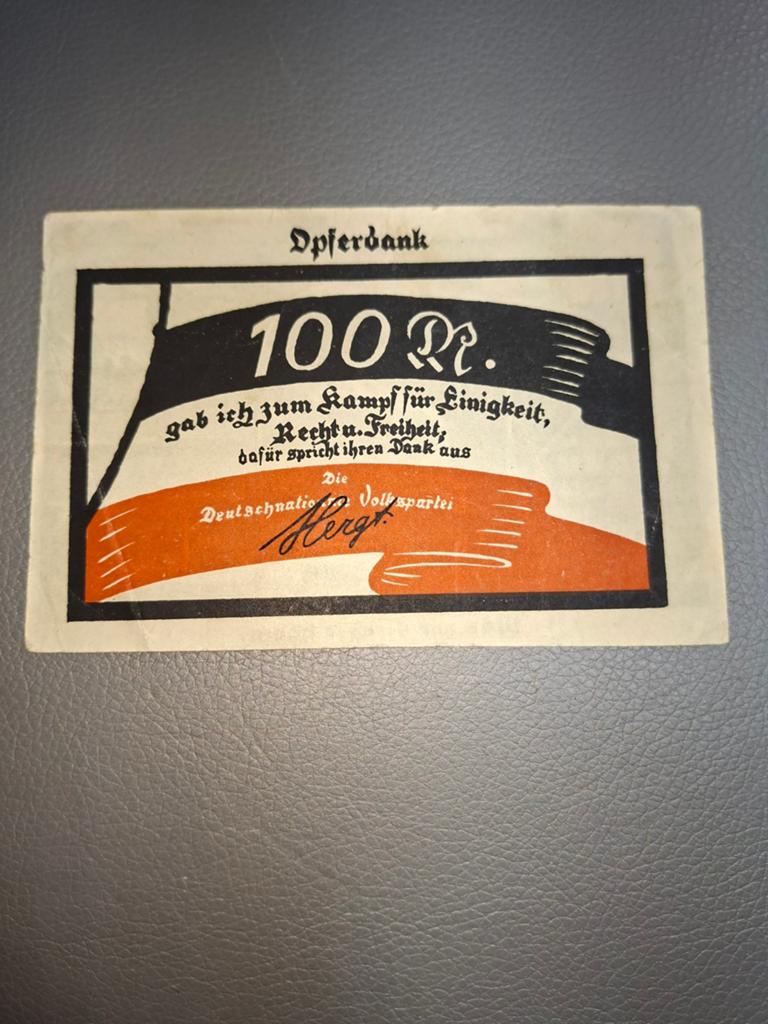 Duits Notgeld Berlin Noodgeld, Ophalen of Verzenden, Duitsland