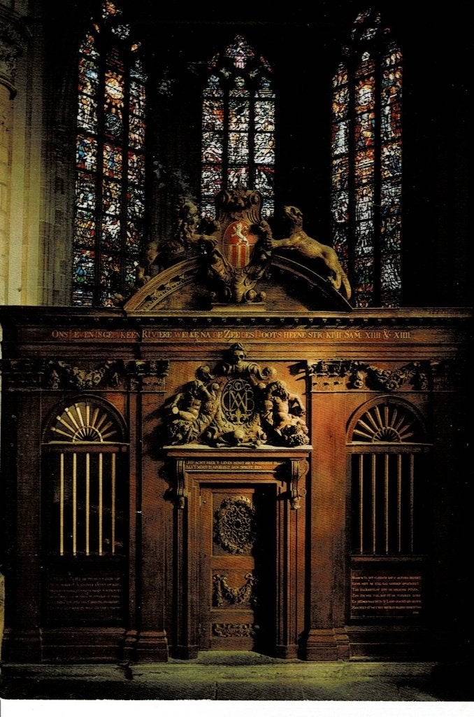 Dordrecht, interieur Grote Kerk, Ophalen of Verzenden, Ongelopen, Zuid-Holland