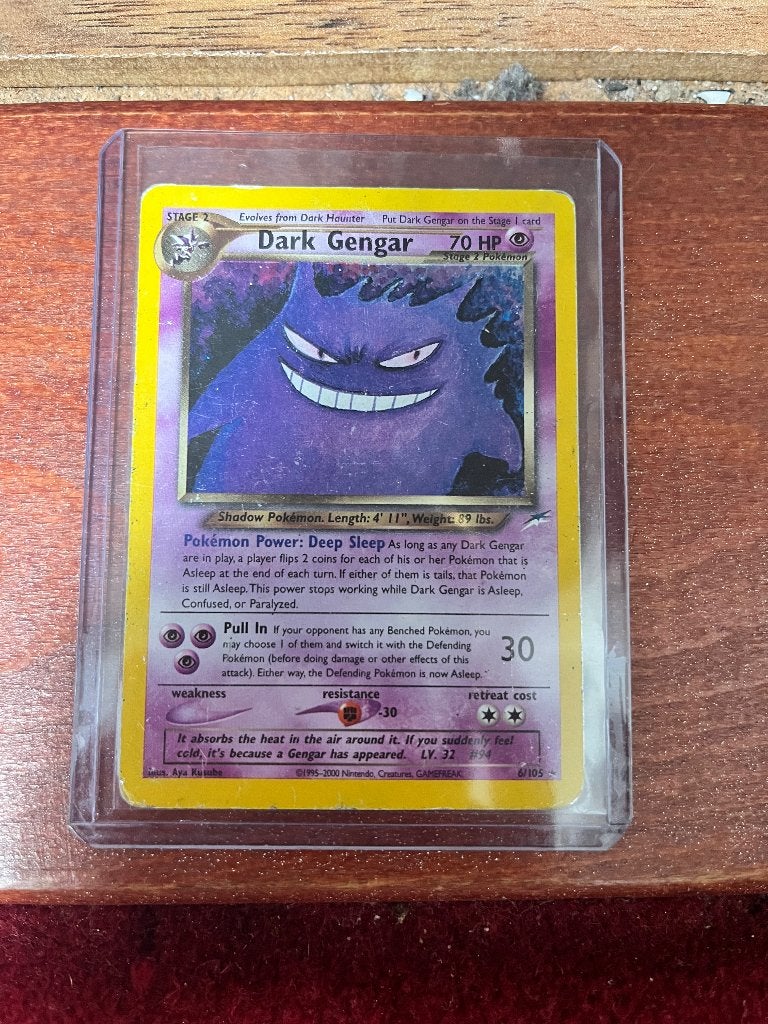 Dark Gengar Pokémon Kaart - Vintage Holo, Verzenden, Gebruikt, Losse kaart