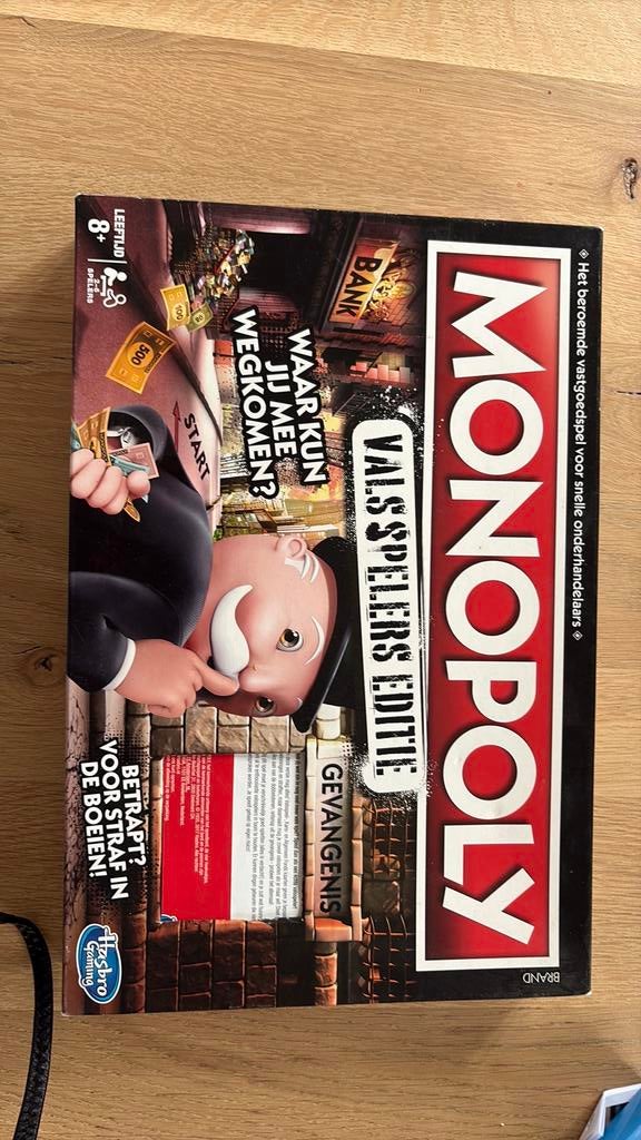 Monopoly Valsspelers Editie - Durf jij vals te spelen?, Drie of vier spelers, Ophalen of Verzenden, Zo goed als nieuw