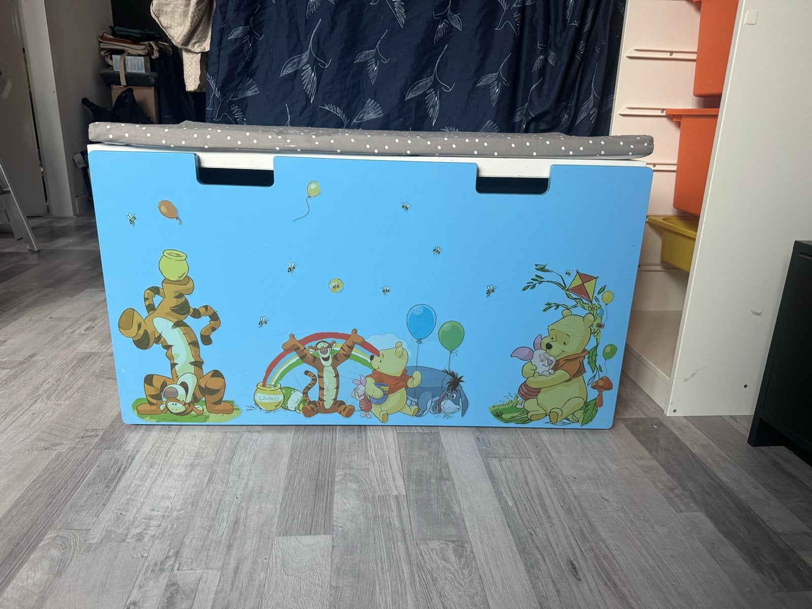 Ikea smastad Winnie de Poeh Speelgoedkist / Opbergbankje, Ophalen, Gebruikt, Overige typen