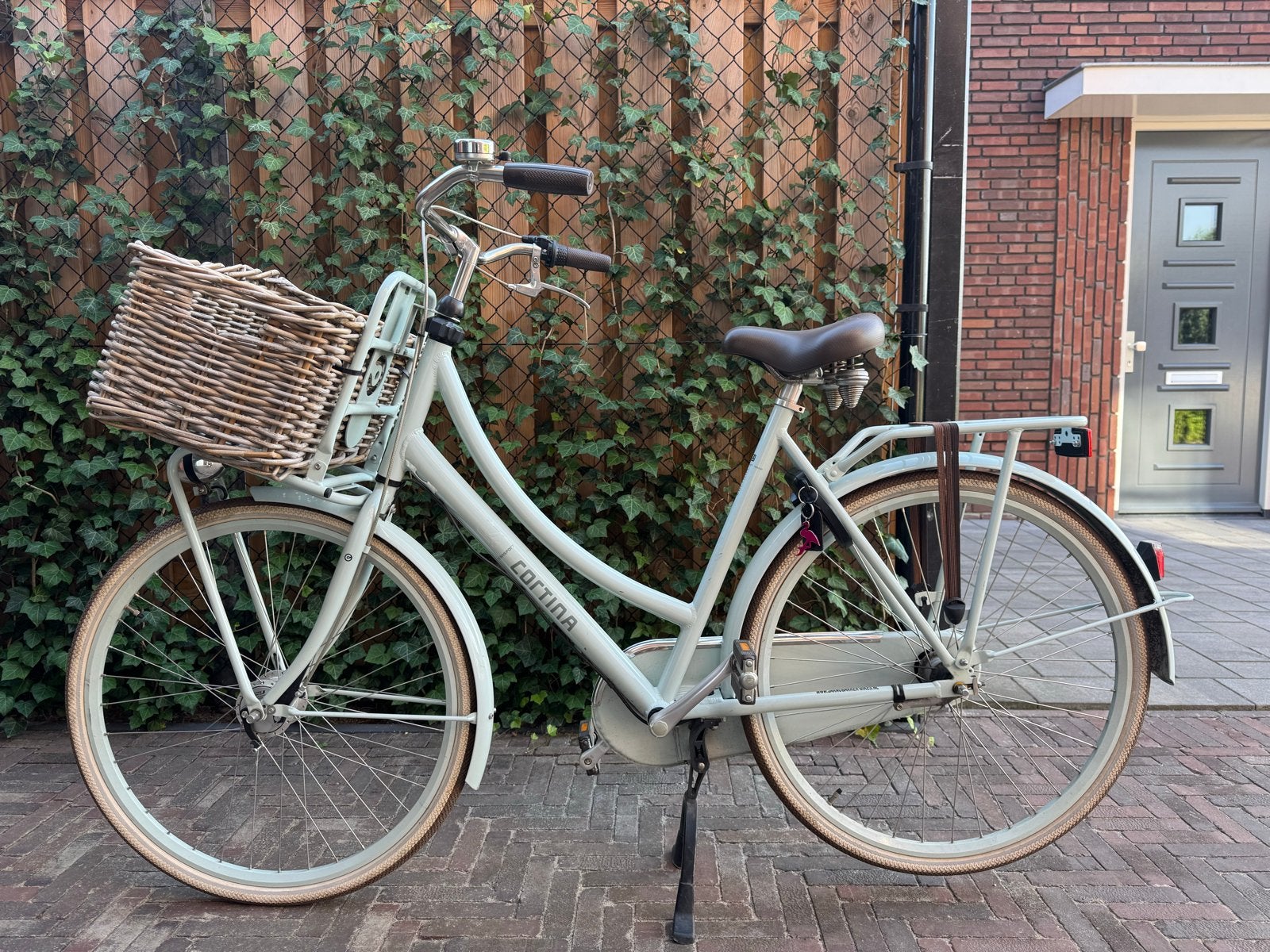 Cortina Transportfiets - Green Lilly - Z.g.a.n., Terugtraprem, Versnellingen, 56 cm of meer, Zo goed als nieuw