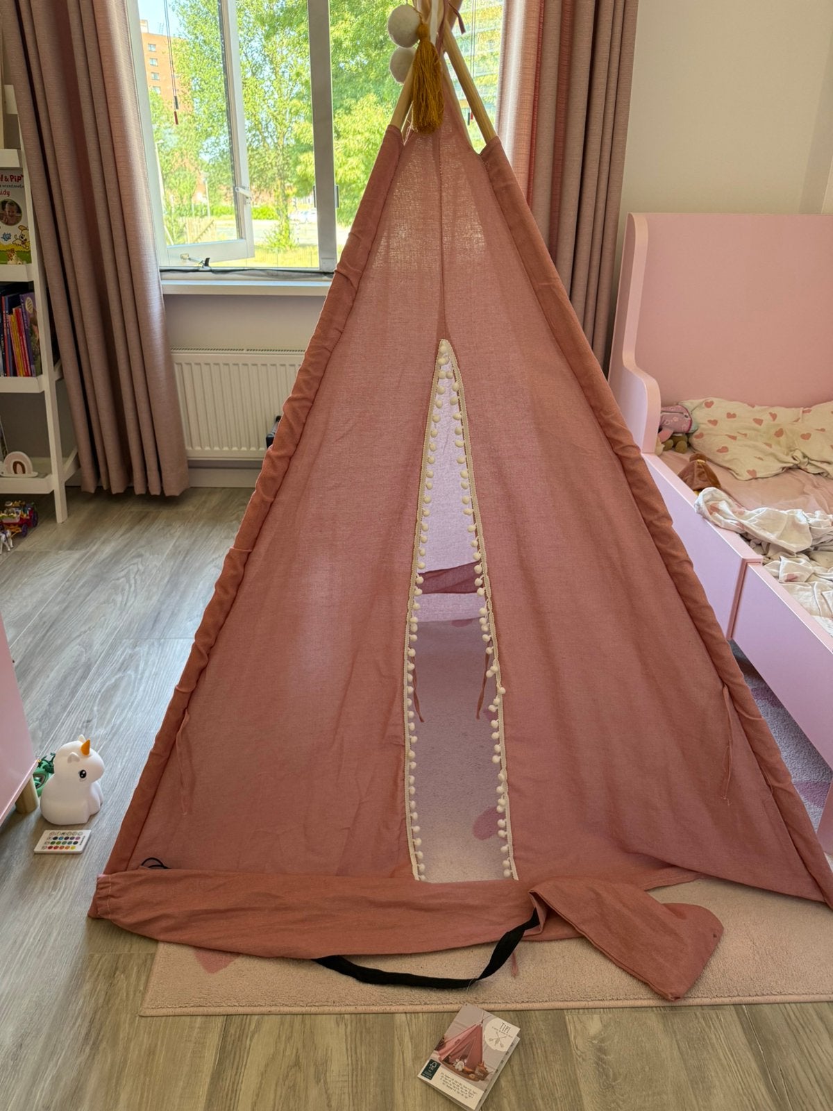 Oud roze Tipi tent zo goed als nieuw, Ophalen, Zo goed als nieuw