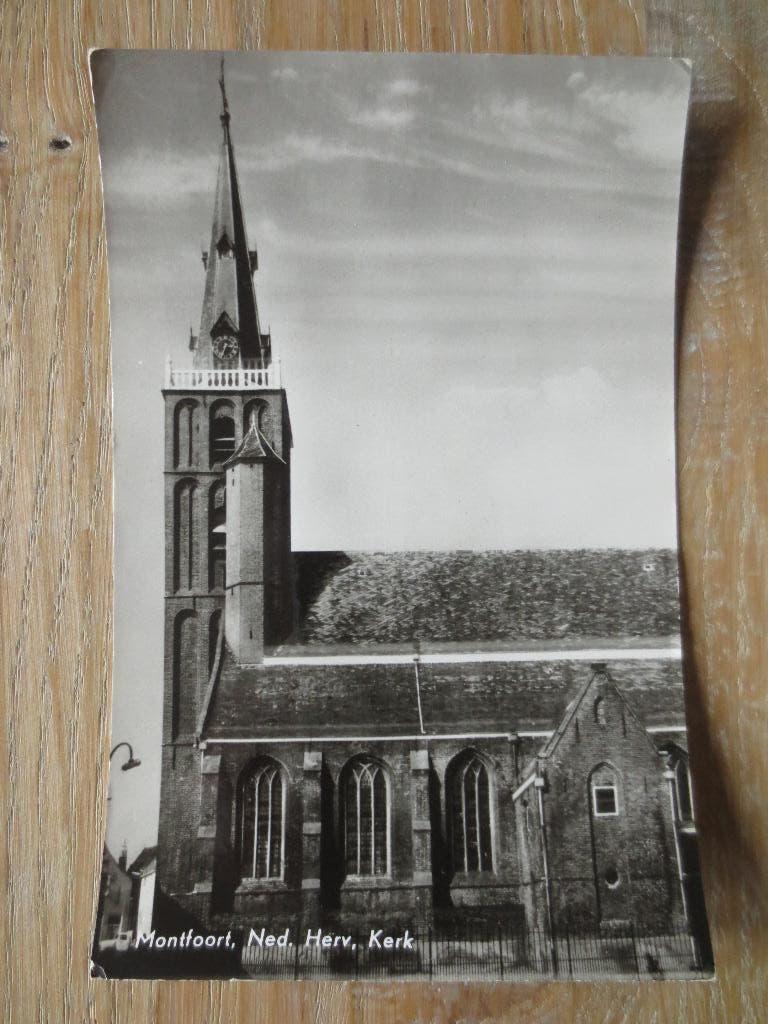 Ansichtkaart Montfoort : Ned.Herv. Kerk. Ongelopen kaart., Ophalen of Verzenden, 1960 tot 1980, Ongelopen, Utrecht