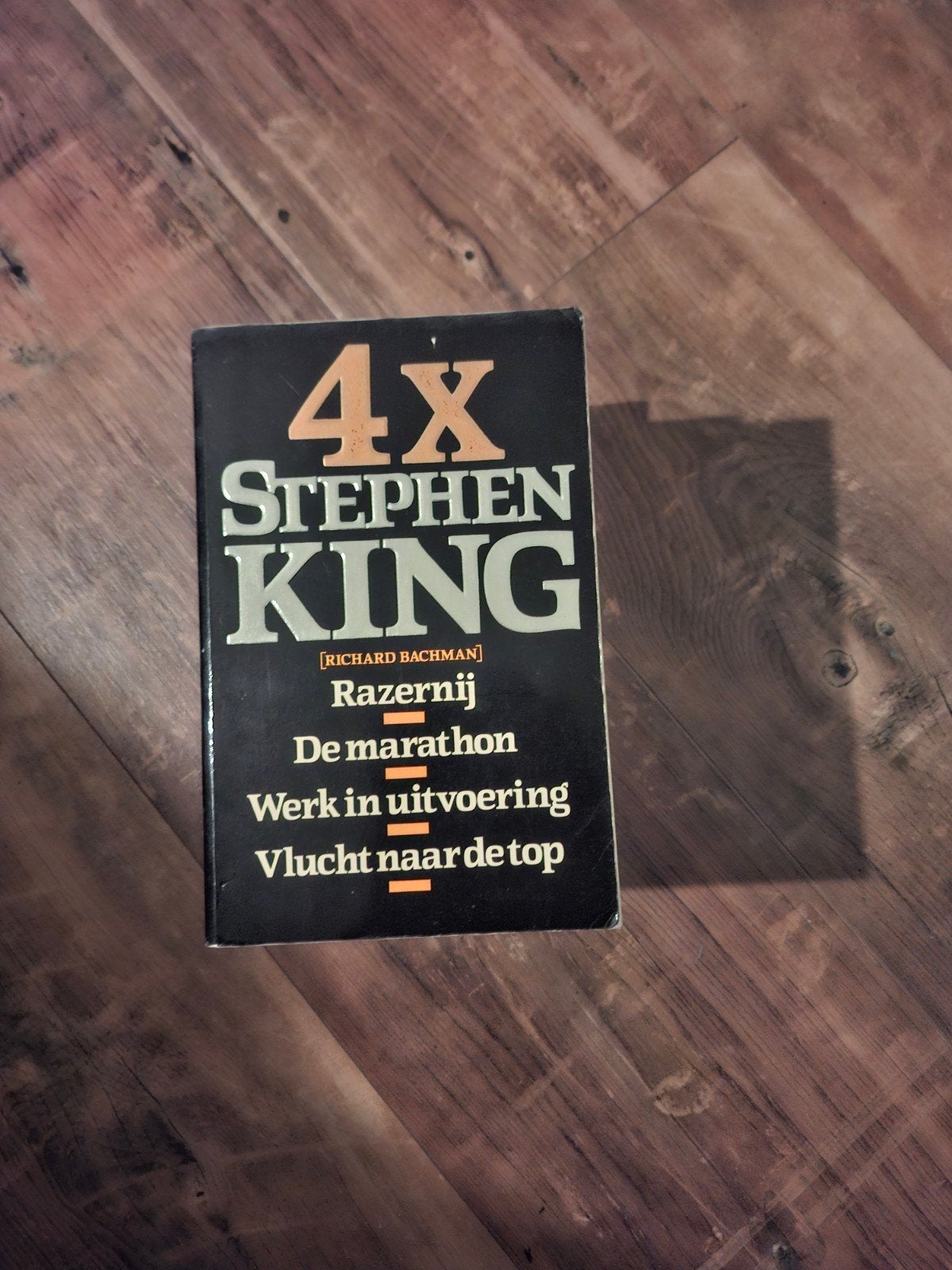 4x Stephen King (Richard Bachman) - Razernij, De Marathon, Ophalen of Verzenden, Gelezen, Stephen King (Richard Bachman), Nederland